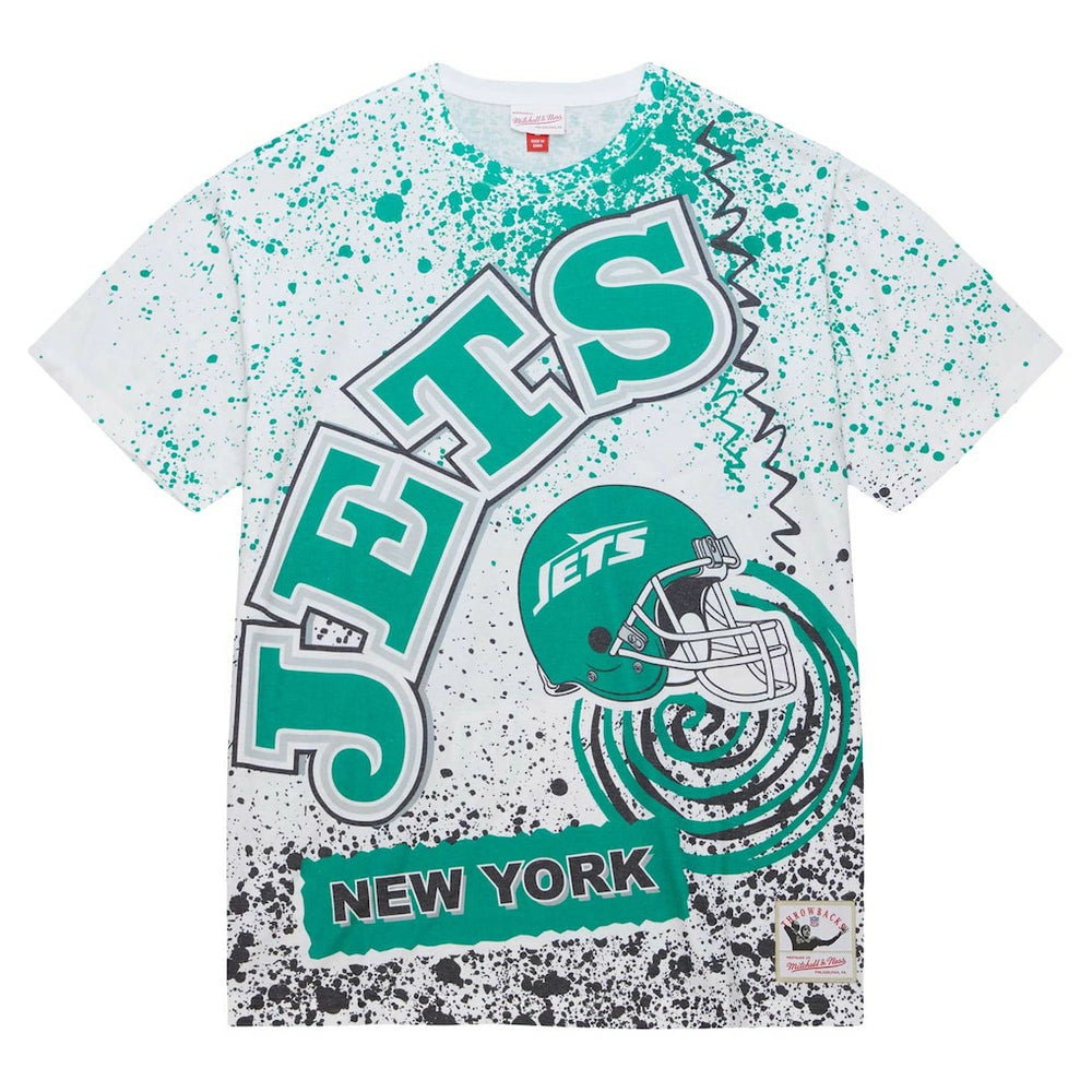 New York Jets Team Burst Sublimated T-Shirt White