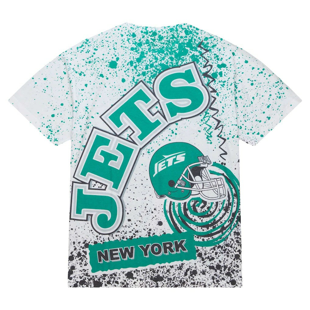 New York Jets Team Burst Sublimated T-Shirt White
