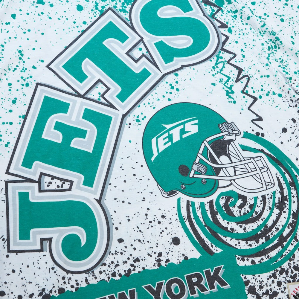 New York Jets Team Burst Sublimated T-Shirt White