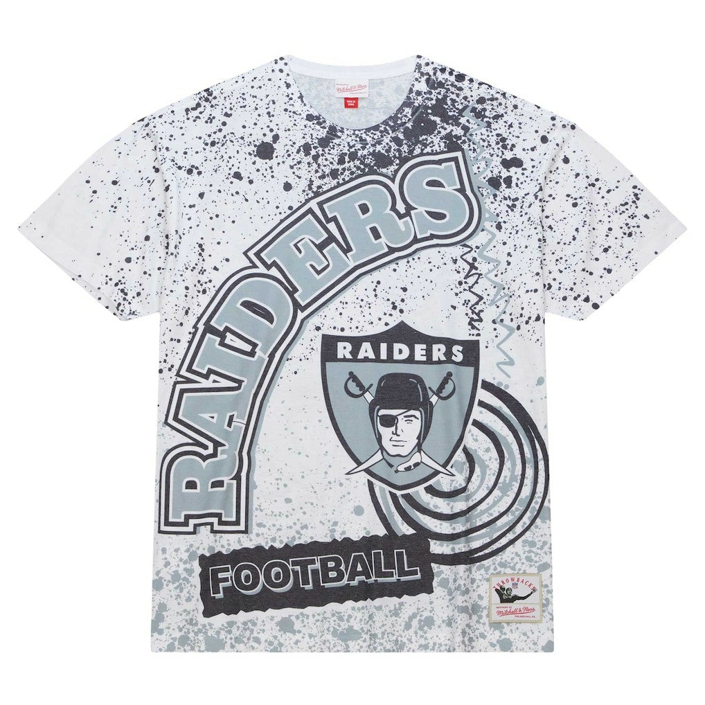 Las Vegas Raiders Team Burst Sublimated T-Shirt White