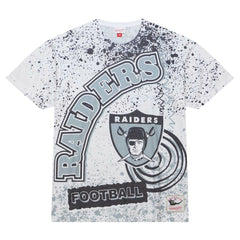 Las Vegas Raiders Team Burst Sublimated T-Shirt White