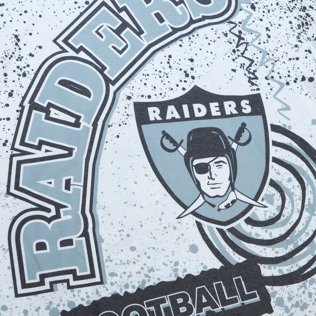 Las Vegas Raiders Team Burst Sublimated T-Shirt White