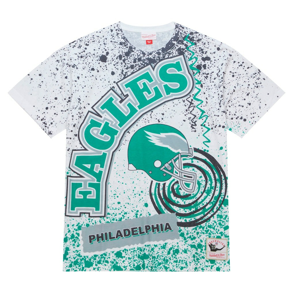 Philadelphia Eagles Team Burst Sublimated T-Shirt White