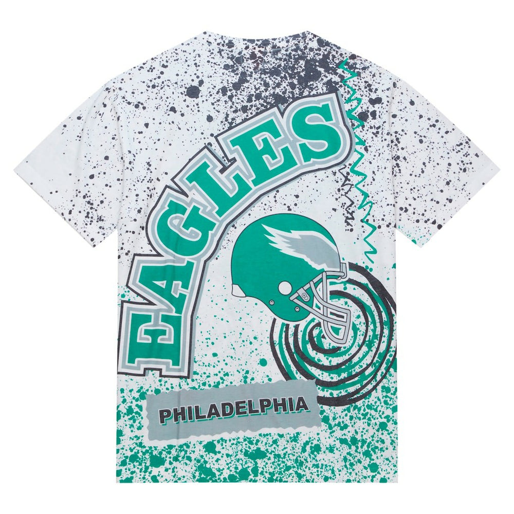 Philadelphia Eagles Team Burst Sublimated T-Shirt White