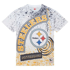 Pittsburgh Steelers Team Burst Sublimated T-Shirt White