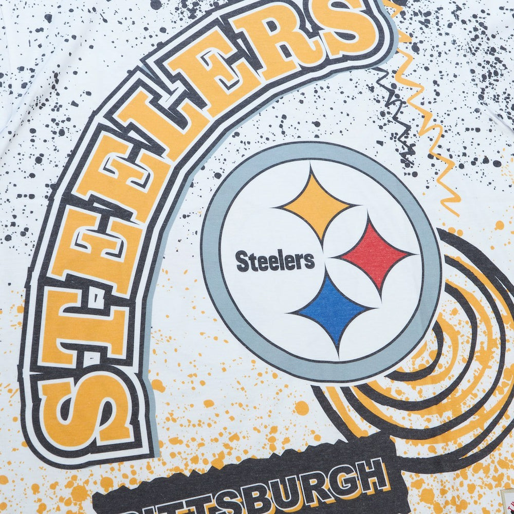 Pittsburgh Steelers Team Burst Sublimated T-Shirt White