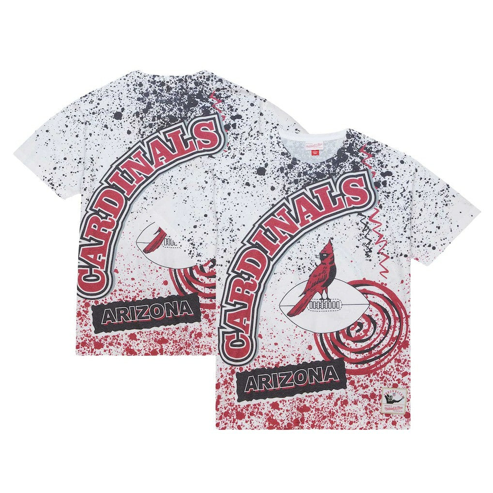 Arizona Cardinals Team Burst Sublimated T-Shirt White