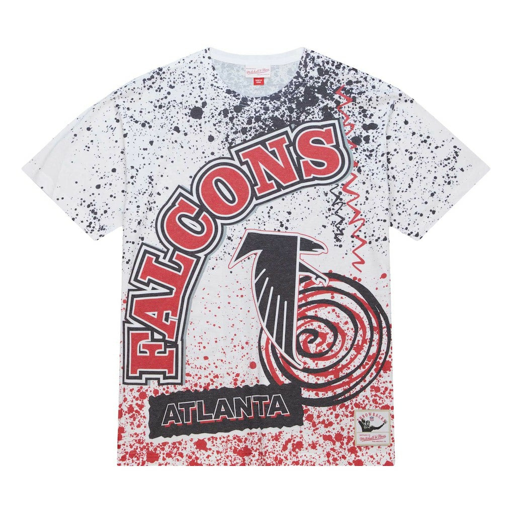 Atlanta Falcons Team Burst Sublimated T-Shirt White