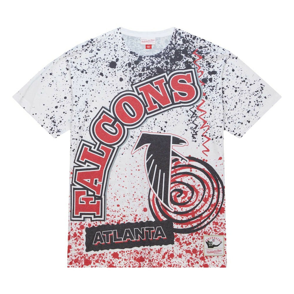 Atlanta Falcons Team Burst Sublimated T-Shirt White
