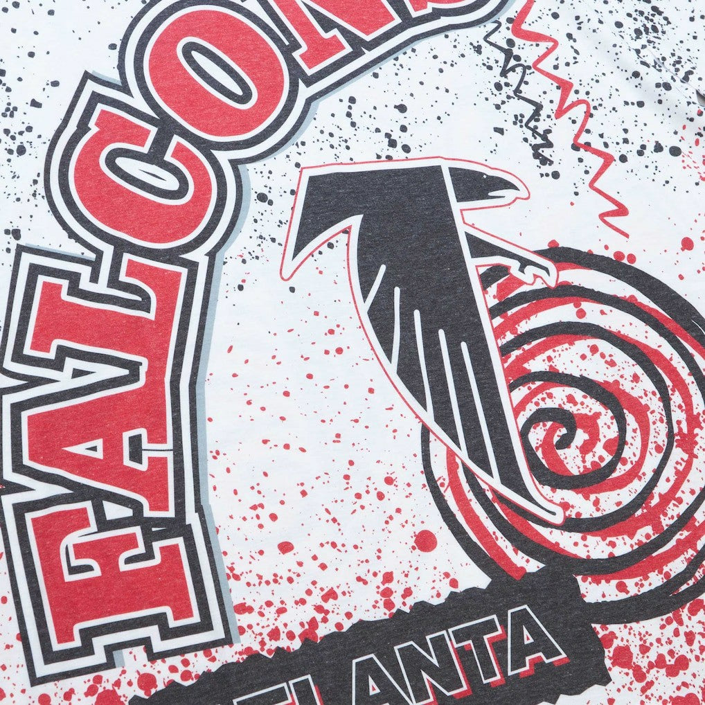 Atlanta Falcons Team Burst Sublimated T-Shirt White