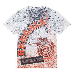 Cincinnati Bengals Team Burst Sublimated T-Shirt White