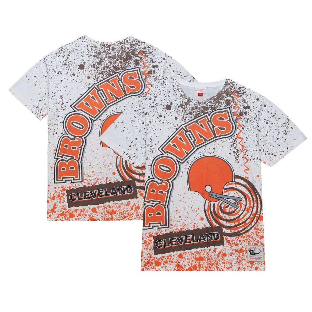 Cleveland Browns Team Burst Sublimated T-Shirt White
