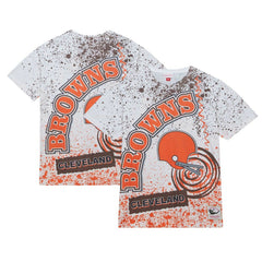 Cleveland Browns Team Burst Sublimated T-Shirt White