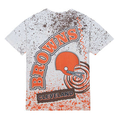 Cleveland Browns Team Burst Sublimated T-Shirt White