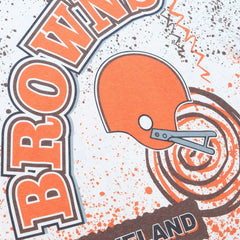Cleveland Browns Team Burst Sublimated T-Shirt White