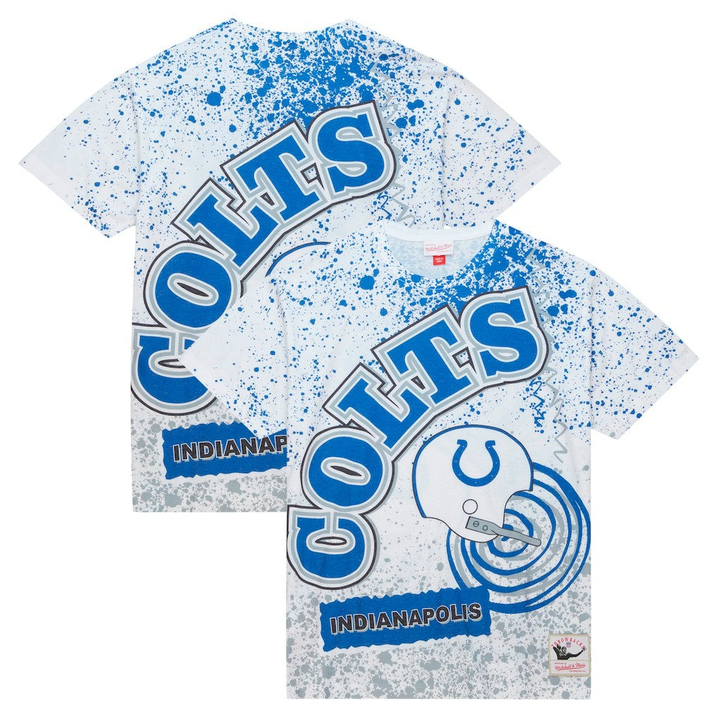Indianapolis Colts Team Burst Sublimated T-Shirt White