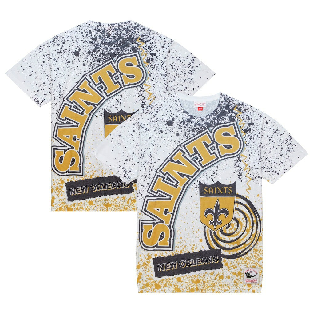 New Orleans Saints Team Burst Sublimated T-Shirt White