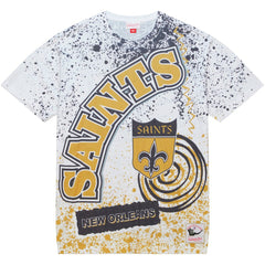 New Orleans Saints Team Burst Sublimated T-Shirt White