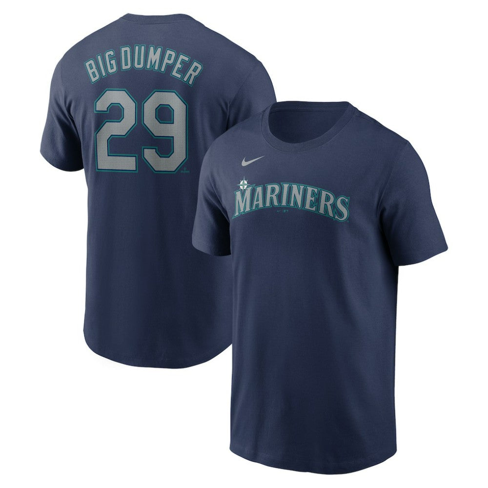 Cal Raleigh Seattle Mariners Nike Name & Number Player Nickname T-Shirt - Navy T-shirts