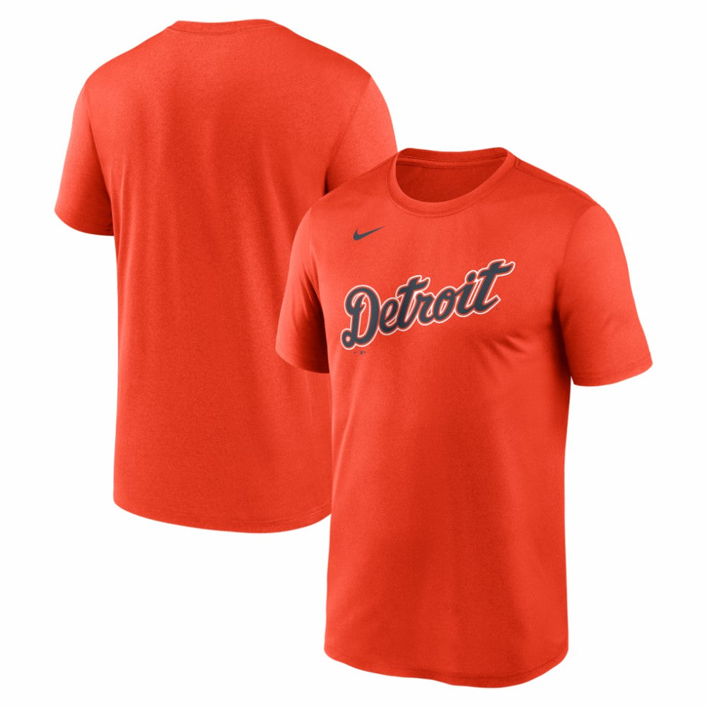 Detroit Tigers Nike New Legend Wordmark Dri-FIT T-Shirt - Orange T-shirts