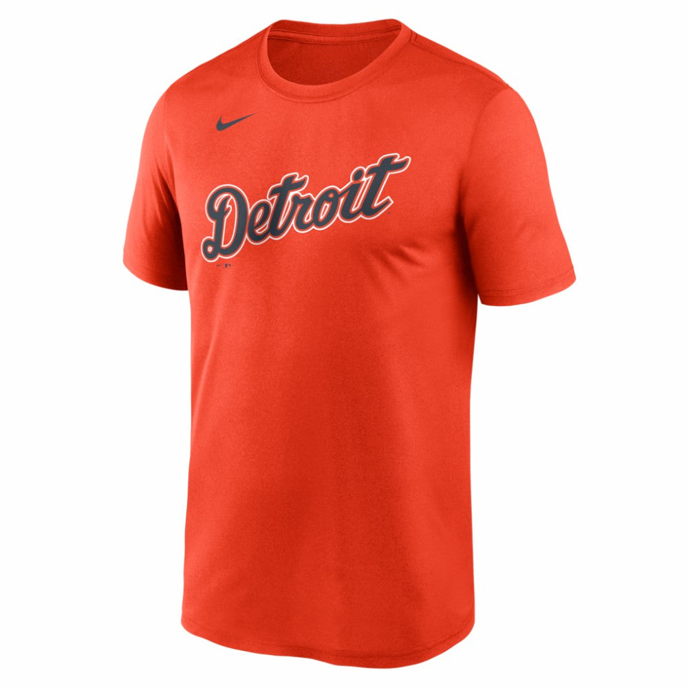 Detroit Tigers Nike New Legend Wordmark Dri-FIT T-Shirt - Orange T-shirts