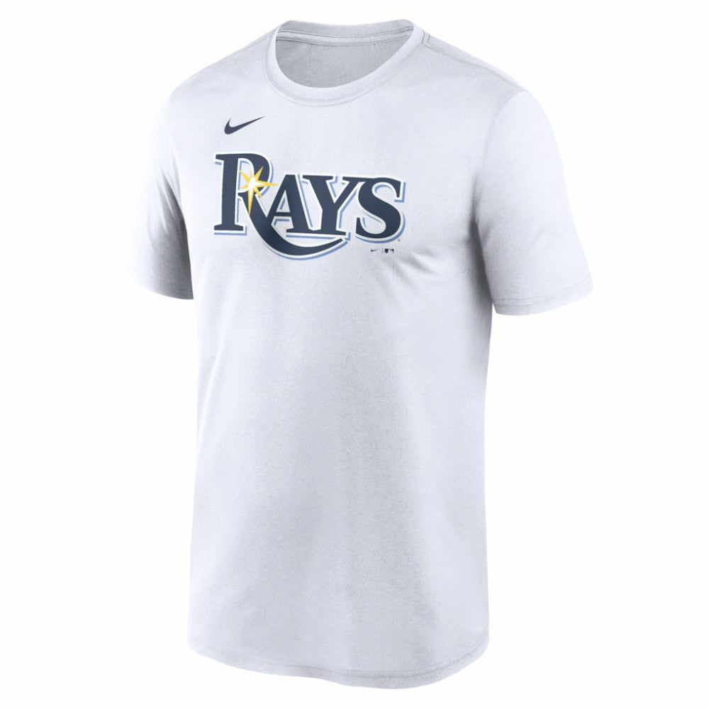 Tampa Bay Rays Nike New Legend Wordmark Dri-FIT T-Shirt - White T-shirts