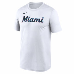 Miami Marlins Nike New Legend Wordmark Dri-FIT T-Shirt - White T-shirts