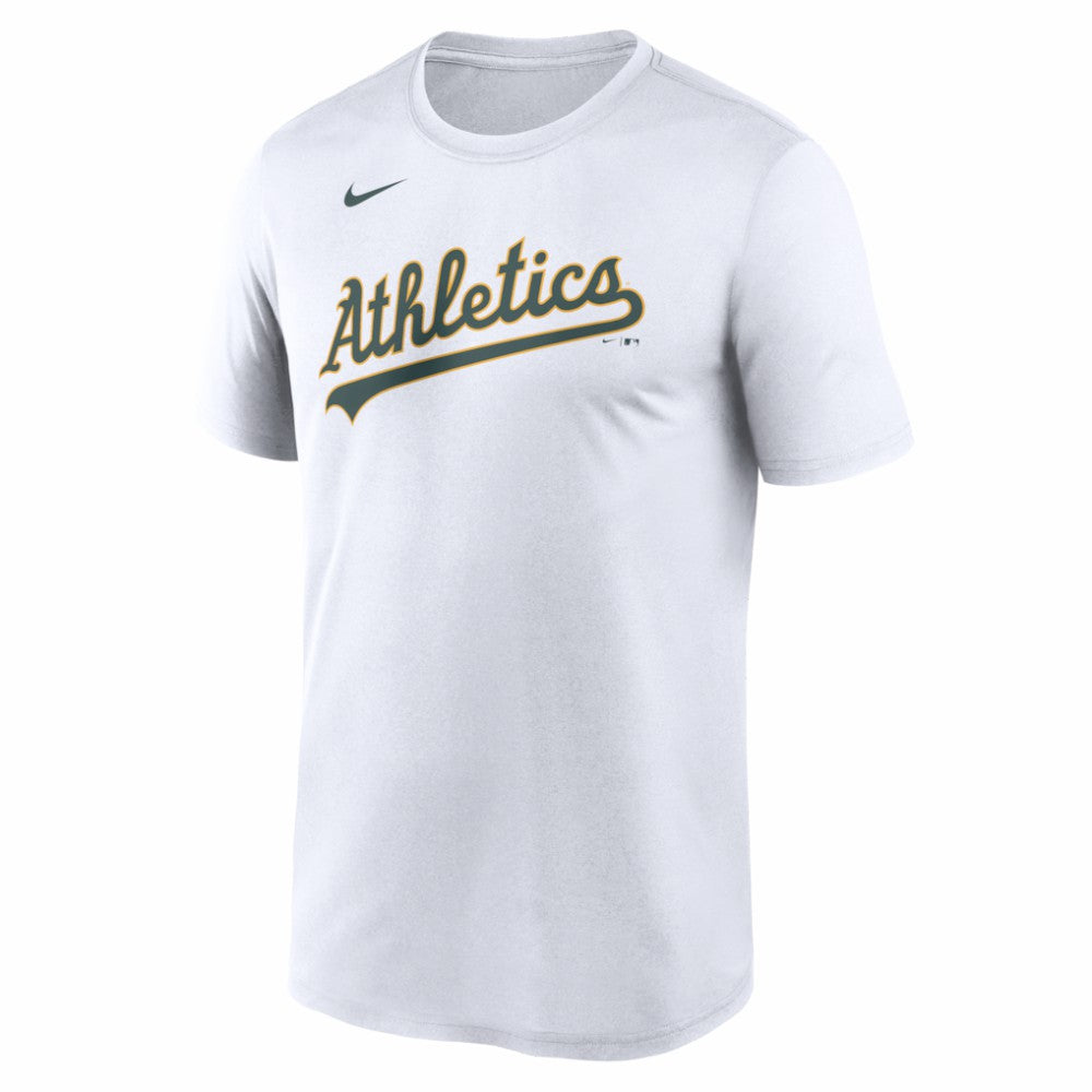 Athletics Nike New Legend Wordmark Dri-FIT T-Shirt - White T-shirts