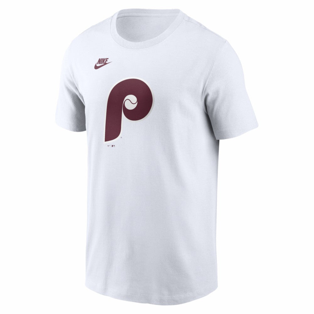 Philadelphia Phillies Nike Cooperstown Collection Logo T-Shirt - White T-shirts