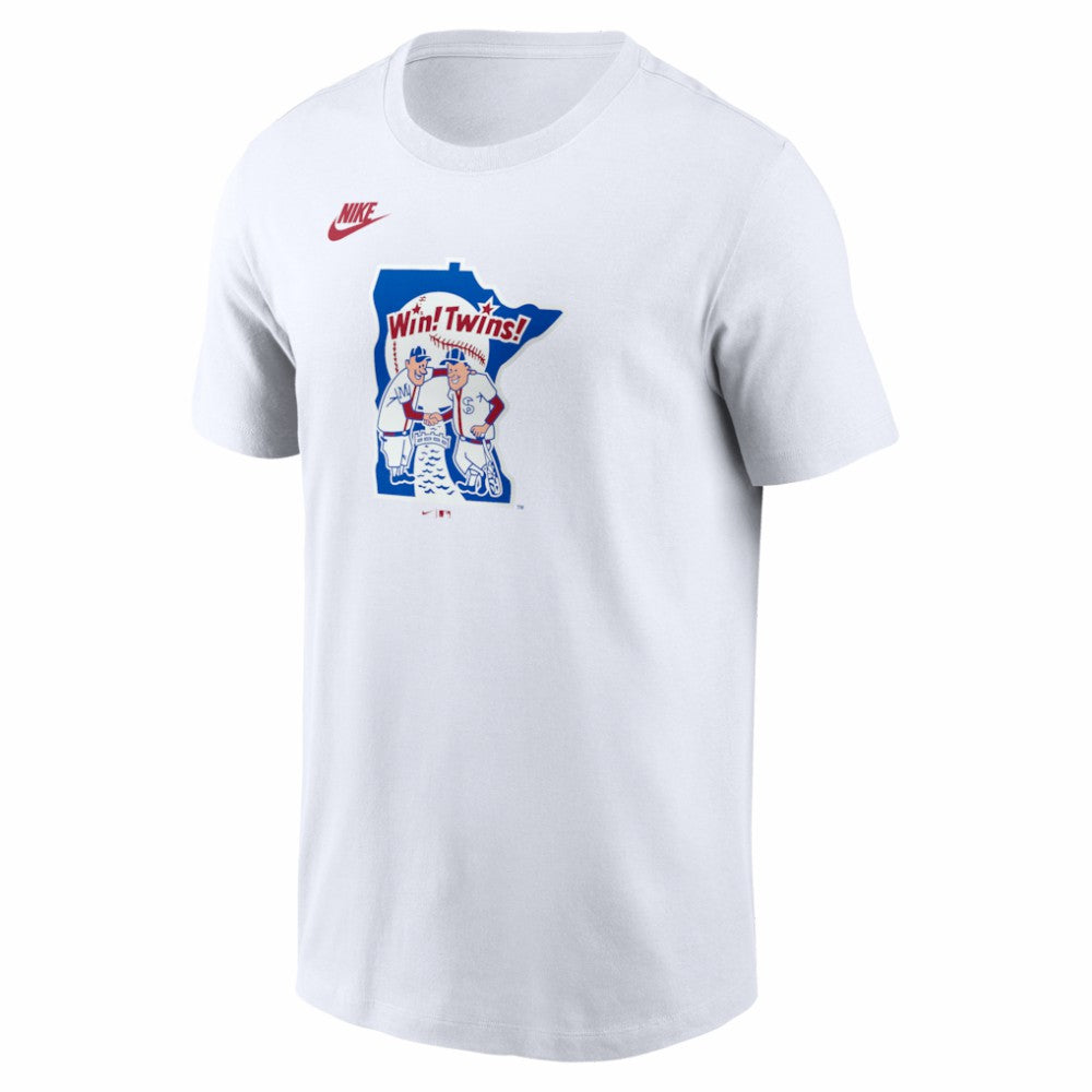 Minnesota Twins Nike Cooperstown Collection Logo T-Shirt - White T-shirts