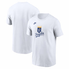 Kansas City Royals Nike Cooperstown Collection Logo T-Shirt - White T-shirts