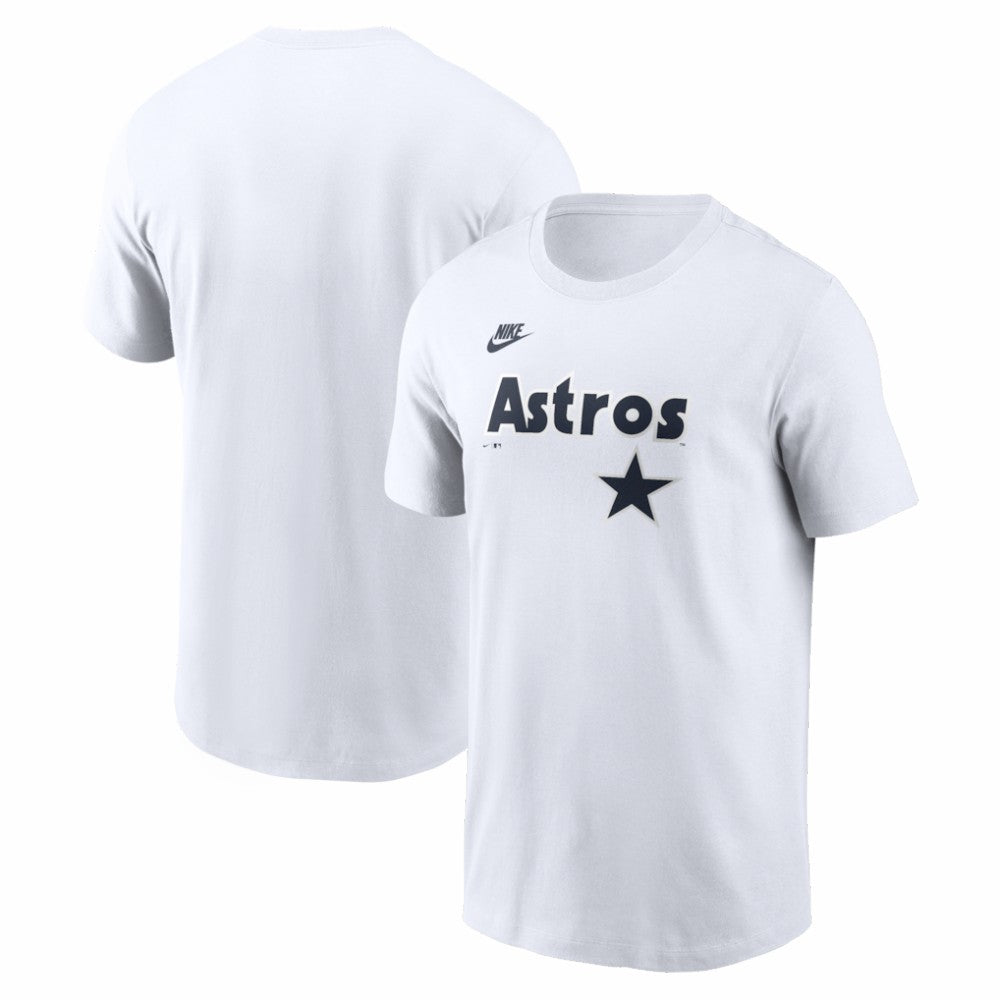 Houston Astros Nike Cooperstown Collection Logo T-Shirt - White T-shirts
