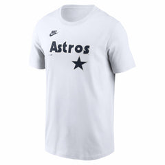 Houston Astros Nike Cooperstown Collection Logo T-Shirt - White T-shirts