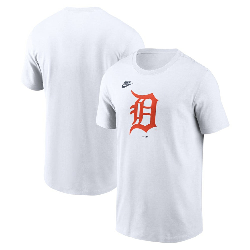 Detroit Tigers Nike Cooperstown Collection Logo T-Shirt - White T-shirts