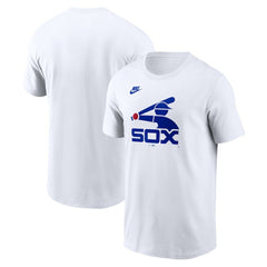 Chicago White Sox Nike Cooperstown Collection Logo T-Shirt - White T-shirts