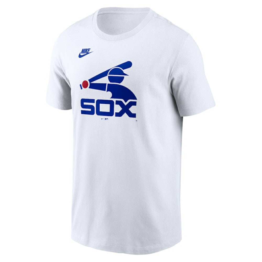 Chicago White Sox Nike Cooperstown Collection Logo T-Shirt - White T-shirts