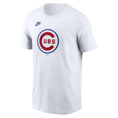 Chicago Cubs Nike Cooperstown Collection Logo T-Shirt - White T-shirts