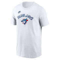 Toronto Blue Jays Nike Cooperstown Collection Wordmark T-Shirt - White T-shirts