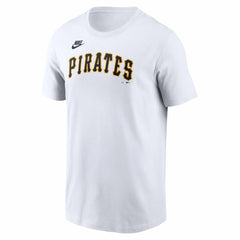Pittsburgh Pirates Nike Cooperstown Collection Wordmark T-Shirt - White T-shirts
