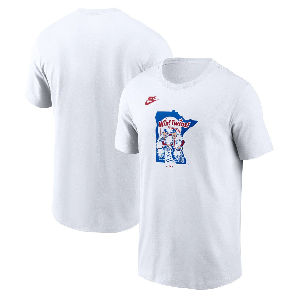 Minnesota Twins Nike Cooperstown Collection Wordmark T-Shirt - White T-shirts
