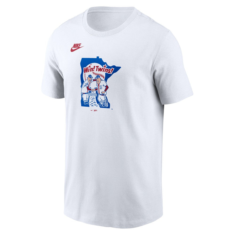 Minnesota Twins Nike Cooperstown Collection Wordmark T-Shirt - White T-shirts