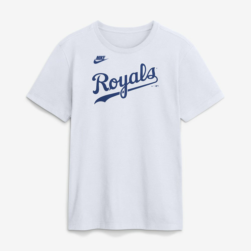 Kansas City Royals Nike Cooperstown Collection Wordmark T-Shirt - White T-shirts