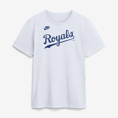 Kansas City Royals Nike Cooperstown Collection Wordmark T-Shirt - White T-shirts