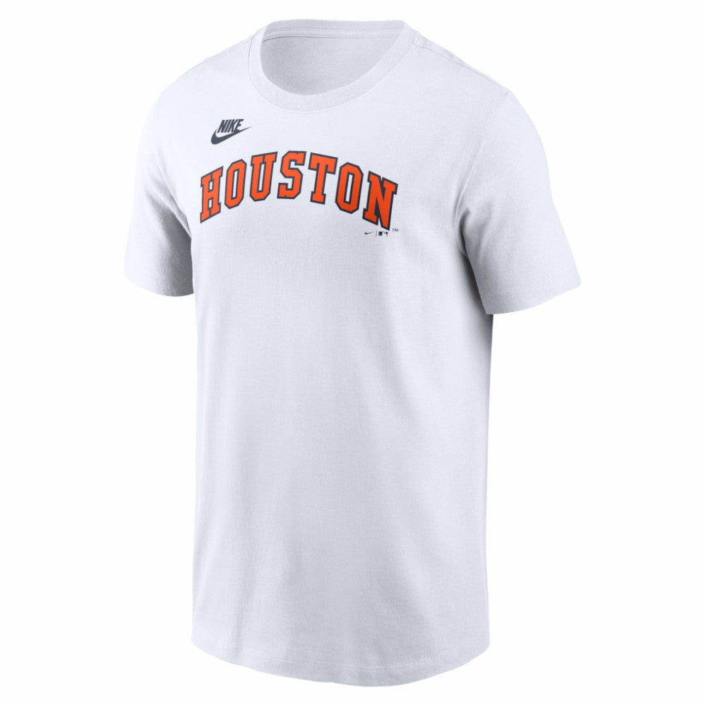 Houston Astros Nike Cooperstown Collection Wordmark T-Shirt - White T-shirts