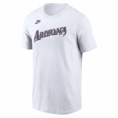 Arizona Diamondbacks Nike Cooperstown Collection Wordmark T-Shirt - White T-shirts