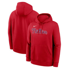Philadelphia Phillies Nike Dri-Fit Club Hoodie - Red Hoodies