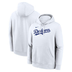 Los Angeles Dodgers Nike Dri-Fit Club Hoodie - White Hoodies