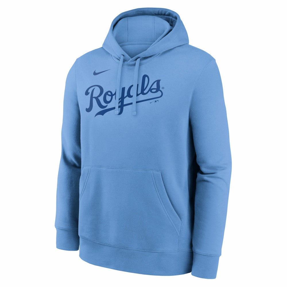 Kansas City Royals Nike Dri-Fit Club Hoodie - Light Blue Hoodies