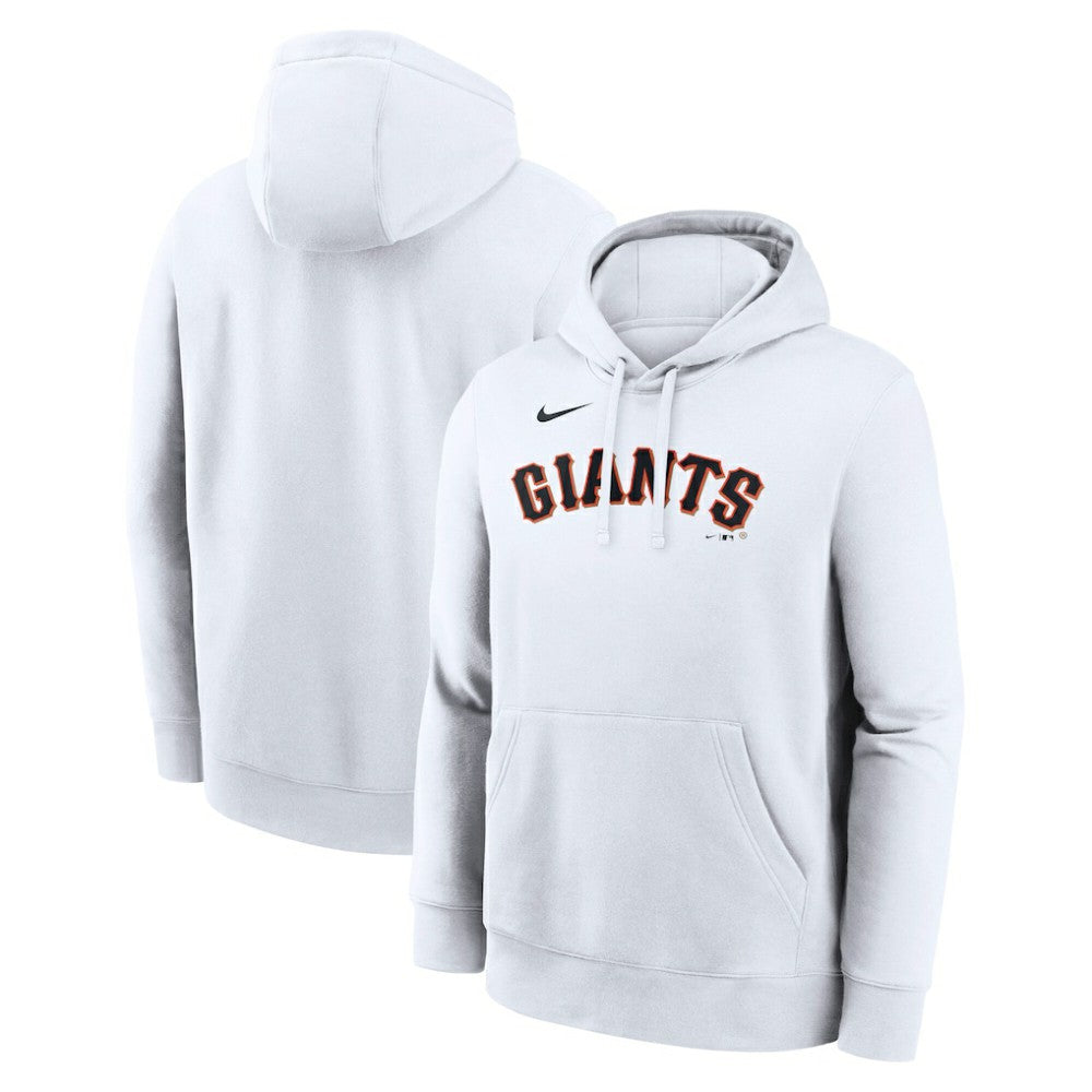 San Francisco Giants Nike Dri-Fit Club Hoodie - White Hoodies