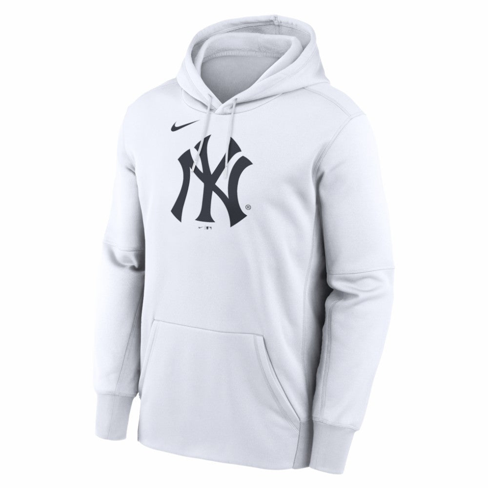 New York Yankees Nike Logo Club Hoodie - White Hoodies
